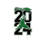 Darzheoy 2024 Graduation Yard Sign Decorations, Congrats Grad Yard Sign, Grad Yard Letters with Stakes for Garden Lawn Outdoor, College Graduation Decorations Party Supplies